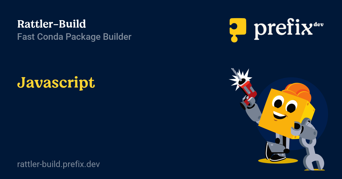 Javascript - Rattler-Build